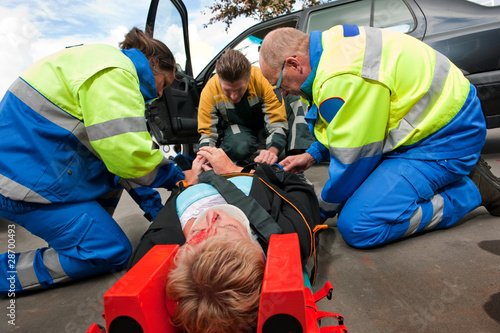 Photo: First aid Teamwork First aid Teamwork