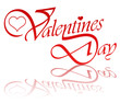 Valentine's day type text