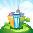 corporate buildings