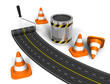 Road construction concept