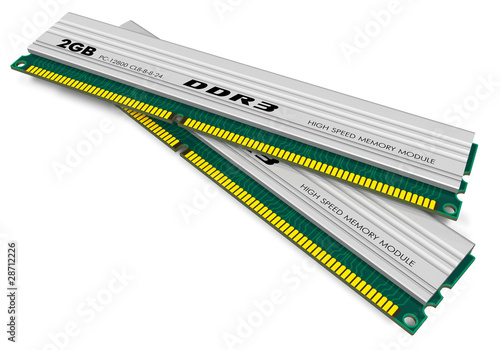 Illustration: DDR3 memory modules DDR3 memory modules