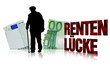 illustration rentenlücke rentenloch altersarmut illustration rentenlücke rentenloch altersarmut
