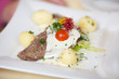 menü mit tafelspitz und kartoffeln