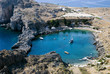 St. Peter Bay in Rhodes, Greece