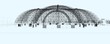 palasport progetto rendering 3d