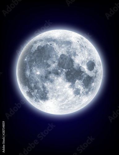 Illustration: Vollmond Vollmond