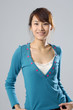Close up Beautiful asian fashion on gray