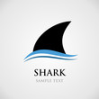 Logo Shark, speedboat , fishing # Vector