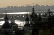 Kiev, Ukraine - City silhouette in sunset Kiev, Ukraine - City silhouette in sunset