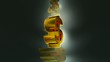 Das goldene Geldsymbol - Dollar