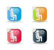 Waiting Colour Buttons