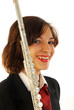 The woman and the flute The woman and the flute