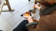 Cats and chips