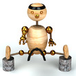karate wood man karate wood man
