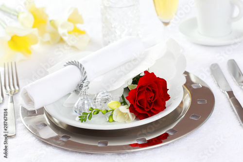 Photo: Fine place setting Fine place setting