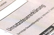 Foto: Umsatzsteuererklärung Umsatzsteuererklärung
