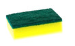 Photo : Colorful new clean scrubber pad or scourer.