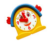 Smiling old toy clock Smiling old toy clock