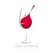Image : logo entreprise, logo vin, verre de vin