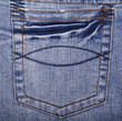 Blue jeans fabric with pocket Blue jeans fabric with pocket