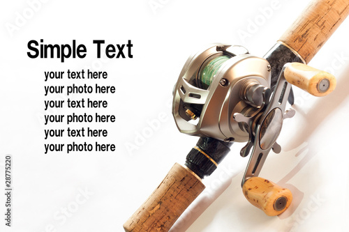 Photo: Low-proflile casting reel Low-proflile casting reel