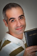 Senior Guy Holding His Holy Bible