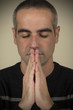 Senior Guy Praying
