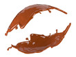 Chocolate splashes Chocolate splashes