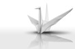 White paper bird White paper bird