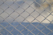 Photo: Hoarfrost on a metal grid Hoarfrost on a metal grid