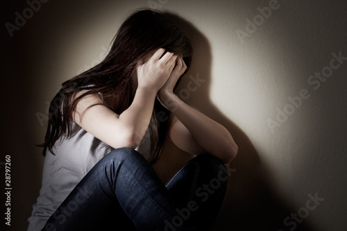 Photo: depressed teenager depressed teenager