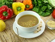 Bowl of alphabet soup