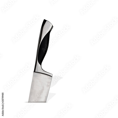 Photo: kitchen knife on white kitchen knife on white