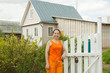 Woman Gardener In The Springtime