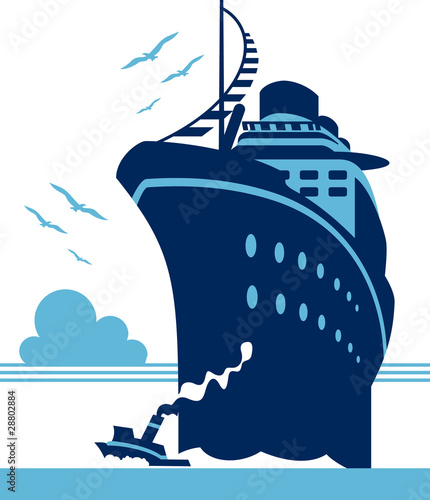 Vector: cruise ship cruise ship