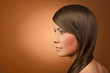 Foto: lange glatte Haare braun lange glatte Haare braun