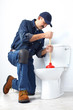 Plumber with a plunger