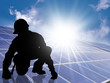 Operaio fotovoltaico