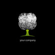 logo entreprise, arbre, finance