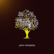 logo entreprise, arbre, finace logo entreprise, arbre, finace