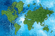 Illustration: 3D Texture World Map 3D Texture World Map