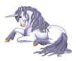 Einhorn liegend