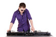 DJ am Turntable