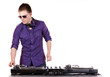 DJ am Turntable DJ am Turntable