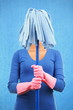 Cleaning house maid