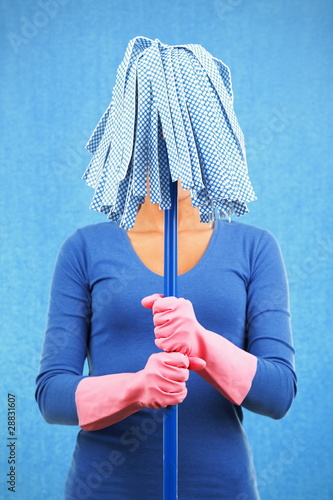 Photo: Cleaning house maid Cleaning house maid