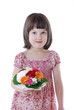 Mädchen mit Blumen