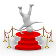 podium on white background. Isolated 3D image
