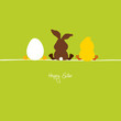 Easter Bunny, Egg & Chick