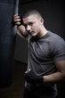 portrait of a young boxer